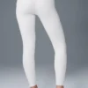 7/8-High-Waist Airbrush Legging – Weiß