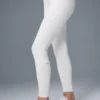 7/8-High-Waist Airbrush Legging – Weiß