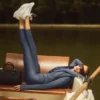 7/8-High-Waist Airlift Legging – Bluestone