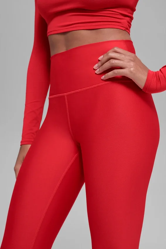 7/8-High-Waist Airlift Legging – Bright Red