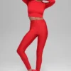 7/8-High-Waist Airlift Legging – Bright Red