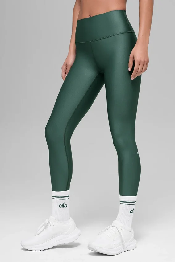 7/8-High-Waist Airlift Legging – Clover Green