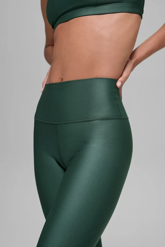 7/8-High-Waist Airlift Legging – Clover Green
