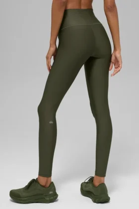 7/8-High-Waist Airlift Legging – Green Olive