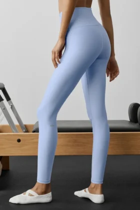 7/8-High-Waist Airlift Legging – Light Provence Blue