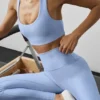 7/8-High-Waist Airlift Legging – Light Provence Blue