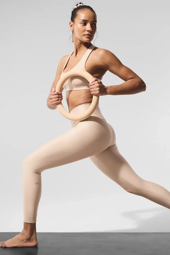 7/8-High-Waist Airlift Legging – Macadamia