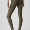 7/8-High-Waist Airlift Legging – Olive Tree