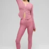 7/8-High-Waist Airlift Legging – Pink Wild Rose