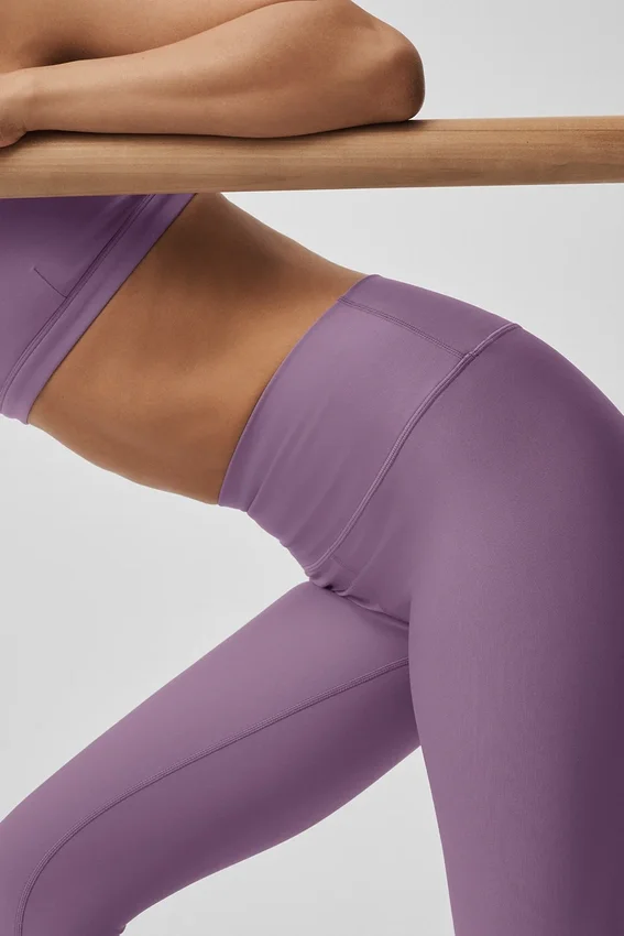 7/8-High-Waist Airlift Legging – Plum Kiss