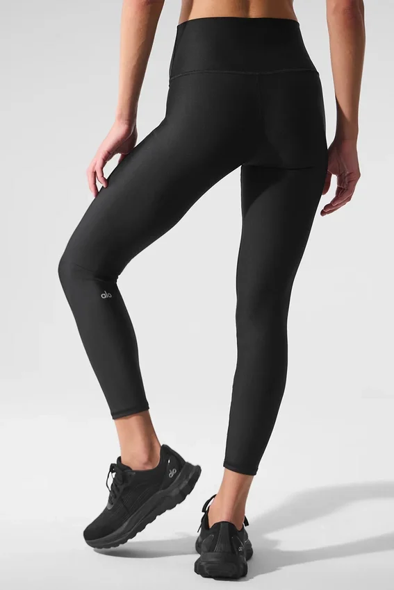 7/8-High-Waist Airlift Legging – Schwarz