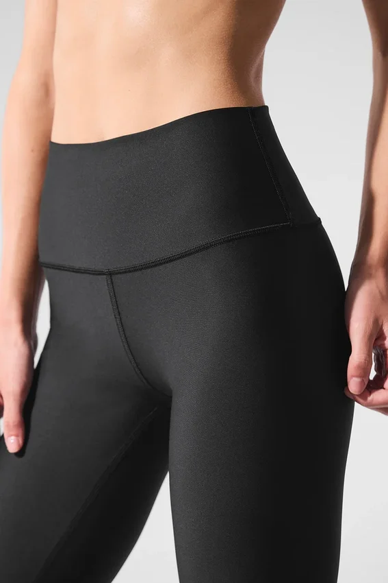 7/8-High-Waist Airlift Legging – Schwarz