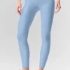7/8-High-Waist Airlift Legging – Seashell Blue