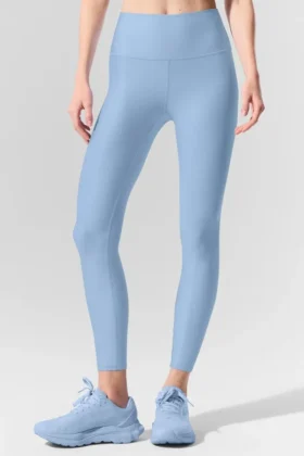 7/8-High-Waist Airlift Legging – Seashell Blue