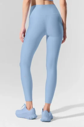 7/8-High-Waist Airlift Legging – Seashell Blue