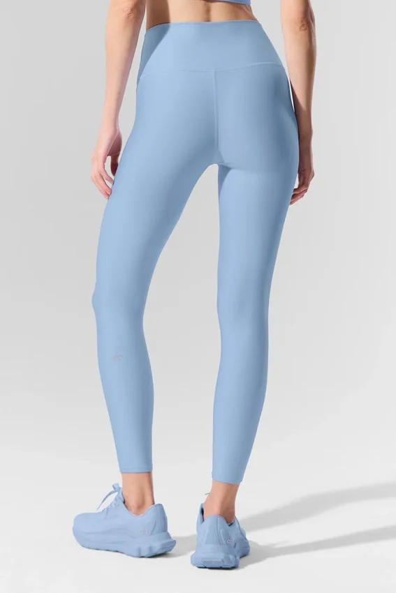 7/8-High-Waist Airlift Legging – Seashell Blue