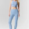 7/8-High-Waist Airlift Legging – Seashell Blue