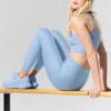 7/8-High-Waist Airlift Legging – Seashell Blue