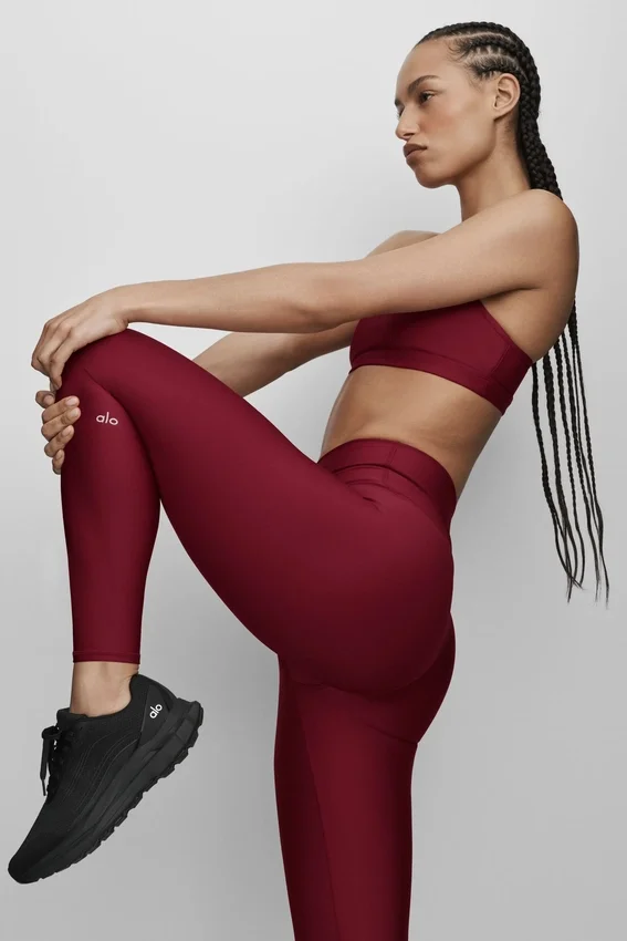 7/8-High-Waist Airlift Legging – Summer Romance Red