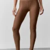 7/8-High-Waist Airlift Legging – Sun Kissed Brown