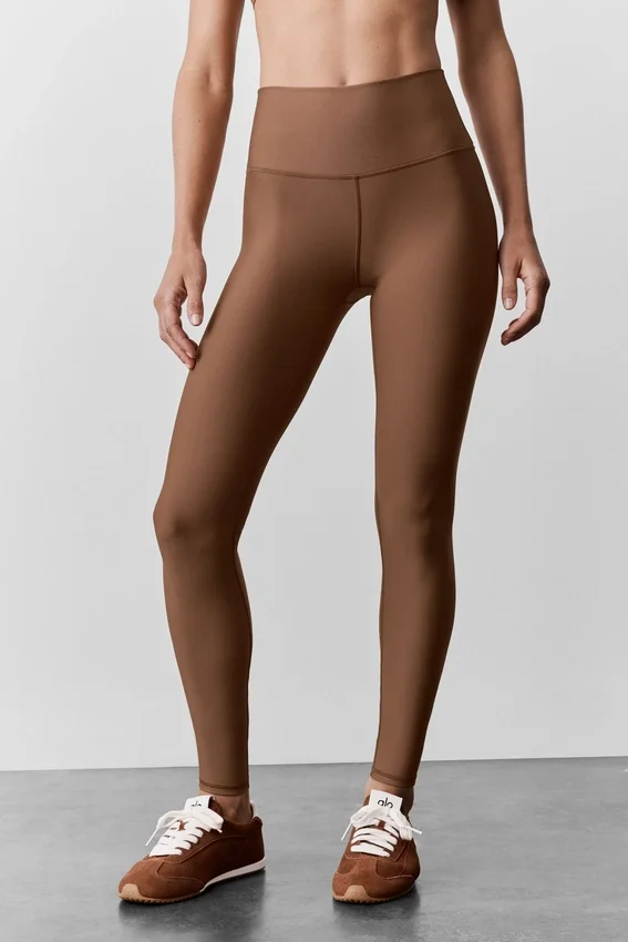 7/8-High-Waist Airlift Legging – Sun Kissed Brown