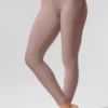 7/8-High-Waist Airlift Legging – Taupe