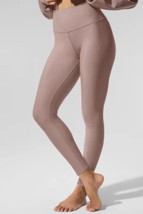 7/8-High-Waist Airlift Legging – Taupe