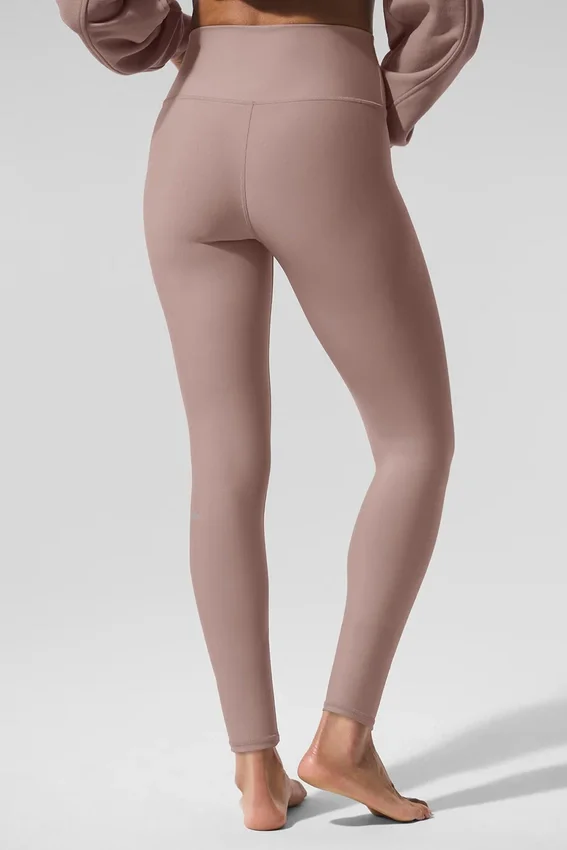 7/8-High-Waist Airlift Legging – Taupe
