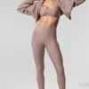7/8-High-Waist Airlift Legging – Taupe