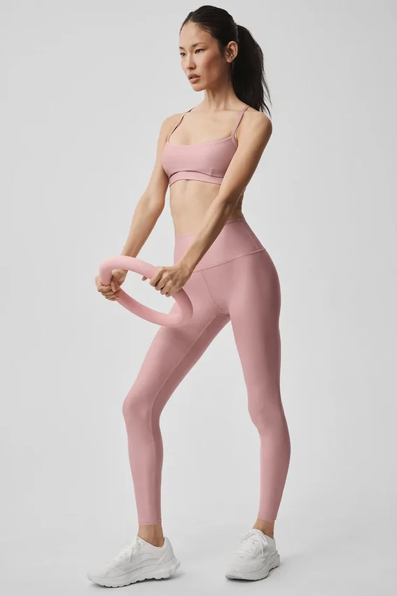 7/8-High-Waist Airlift Legging – Vintage-Pink