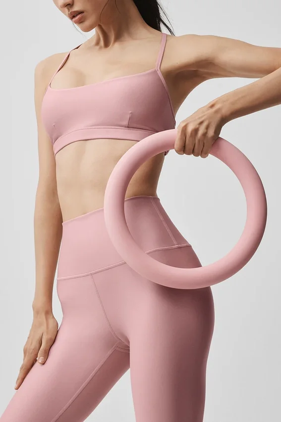 7/8-High-Waist Airlift Legging – Vintage-Pink