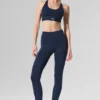 7/8-High-Waist Airlift Leggings – Navy