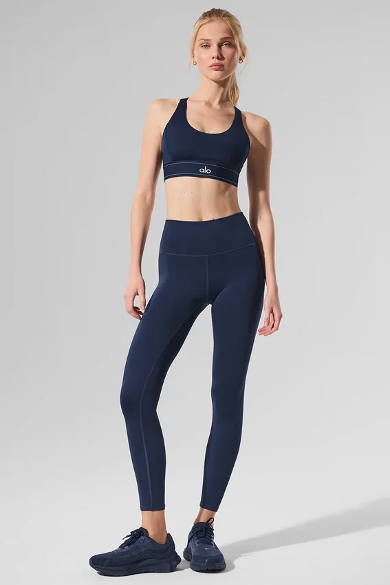 7/8-High-Waist Airlift Leggings – Navy