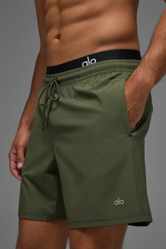 7" Circuit Shorts – Olivgrün