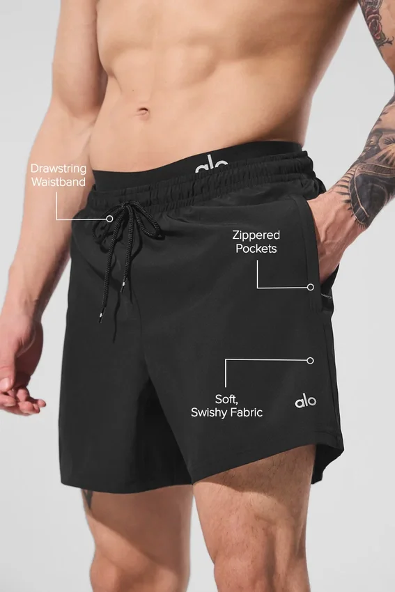 7" Circuit Shorts – Schwarz