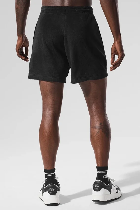 7" Coastal Terry Shorts – Schwarz