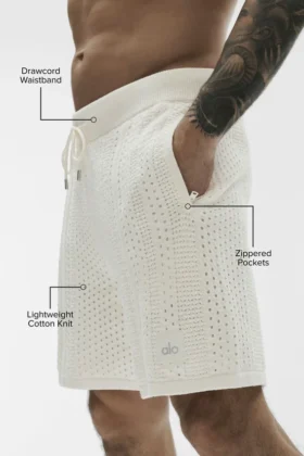 7″ Coastline Knit Shorts – Elfenbein