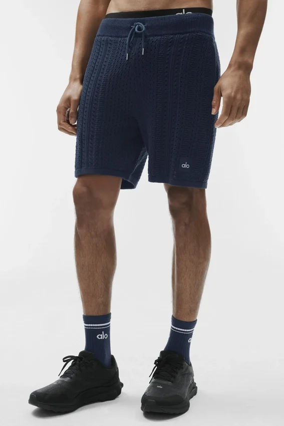 7" Coastline Knit Shorts – Marineblau