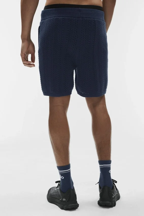 7" Coastline Knit Shorts – Marineblau