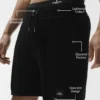 7" Coastline Knit Shorts – Schwarz