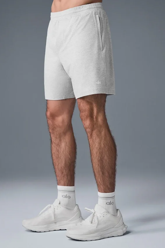 7" Conquer React Performance-Shorts – Athletic Heather Grey