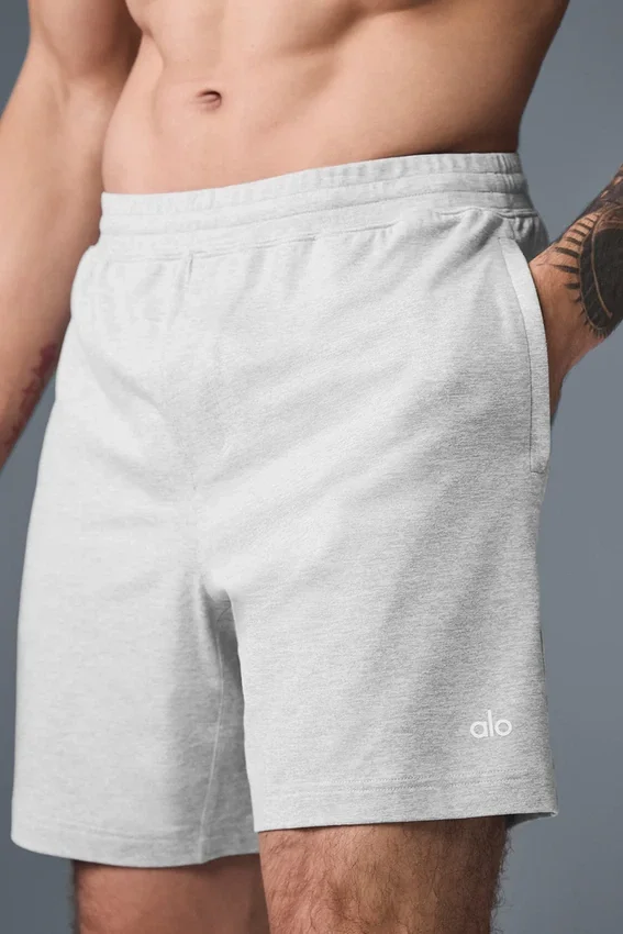 7" Conquer React Performance-Shorts – Athletic Heather Grey