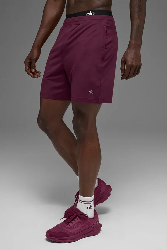 7" Conquer React Performance Shorts – Burgunderrot