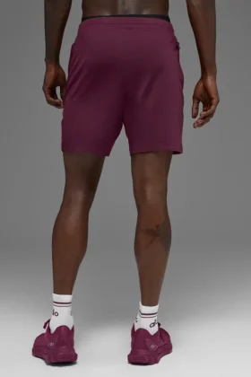 7″ Conquer React Performance Shorts – Burgunderrot