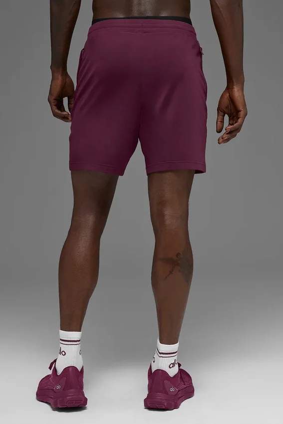7" Conquer React Performance Shorts – Burgunderrot
