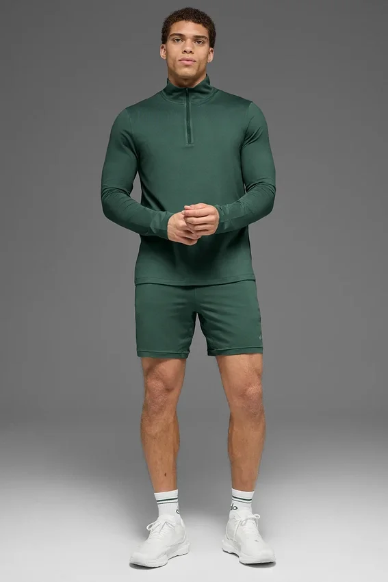 7" Conquer React Performance Shorts – Clover Green