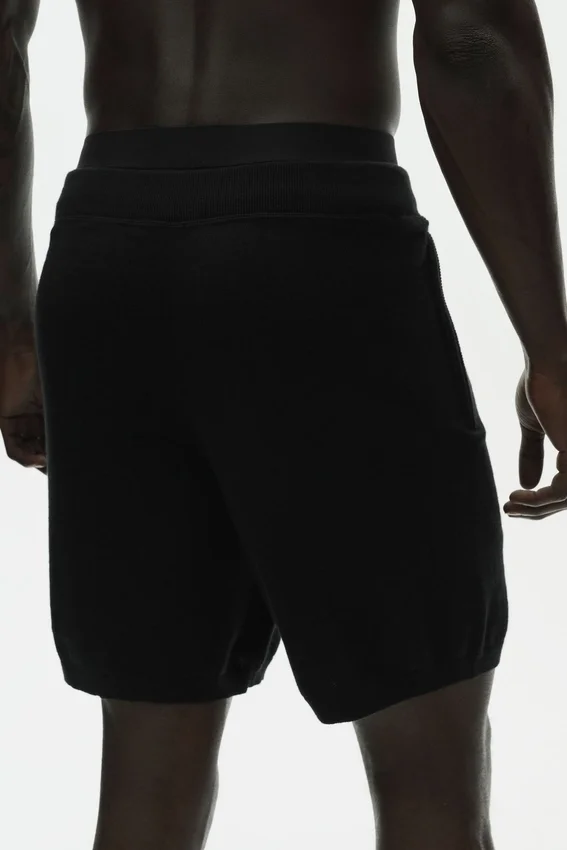 7" „Cotton Cashmere Ever Soft“-Shorts – Schwarz