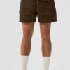 7" Crinkle-Nylon-Excursion-Cargo-Shorts – Espresso