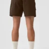 7" Crinkle-Nylon-Excursion-Cargo-Shorts – Espresso