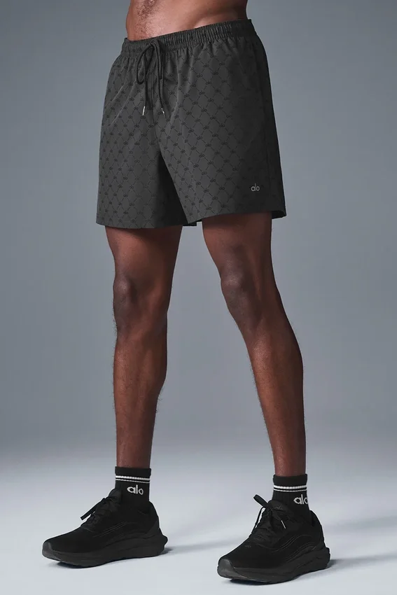 7'' Diamond Circuit Shorts – Anthrazit/Schwarz